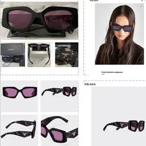 PRADA COLORFUL COLLECTION WITH THE ICONIC TRIANGLE LOGO VIOLET MIRROR LENS Purple Lenses Sunglasses With Triangle Logo | PRADA main image 4